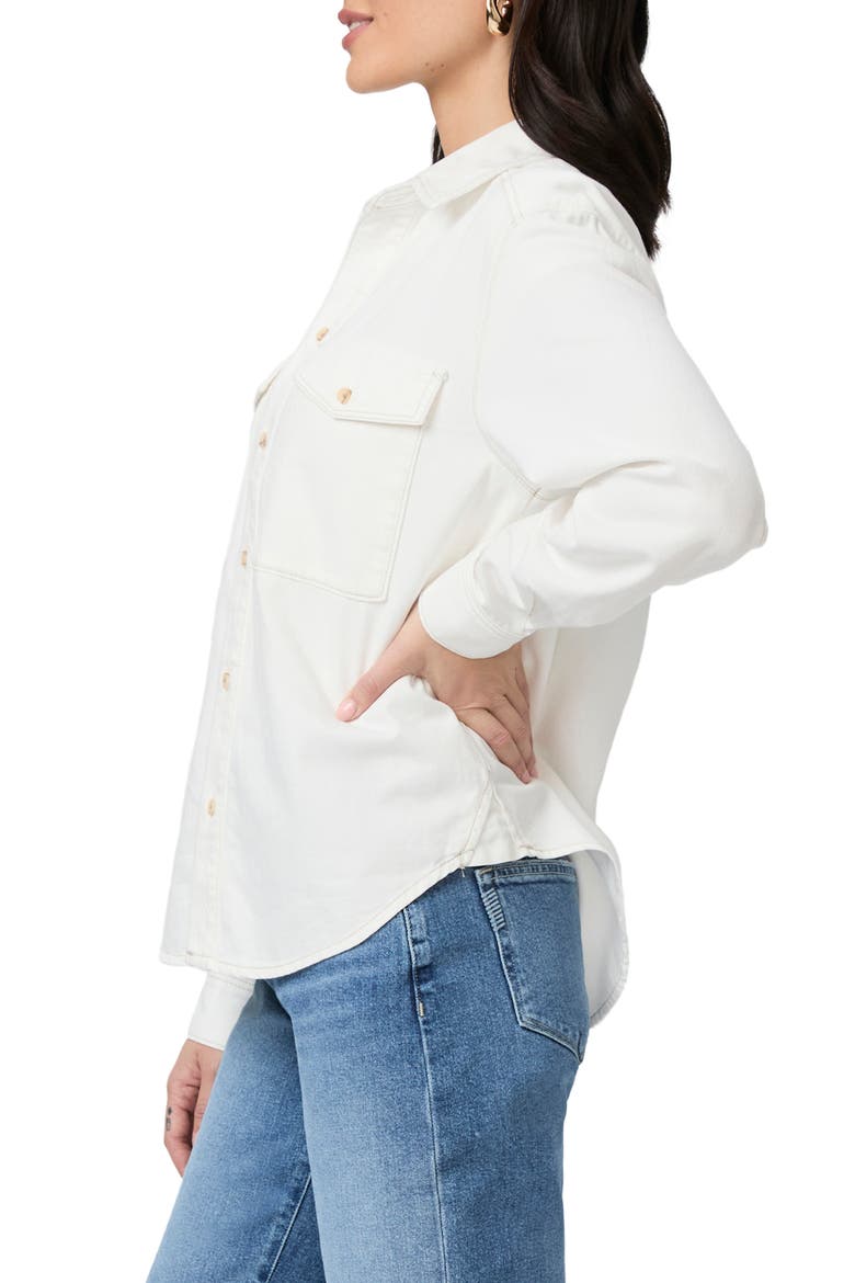 River Stretch Cotton Blend Shirt, Alternate, color, ALABSTRSND
