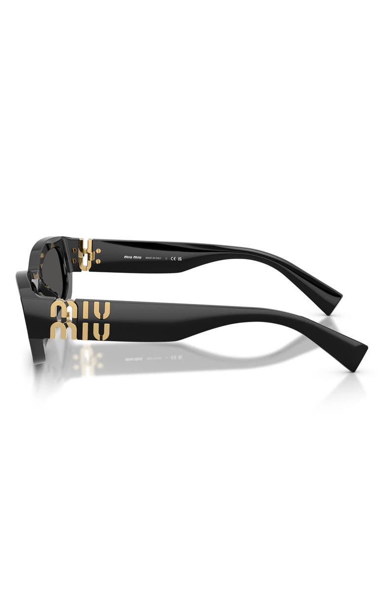 Miu Miu 53mm Irregular Sunglasses, Alternate, color, 