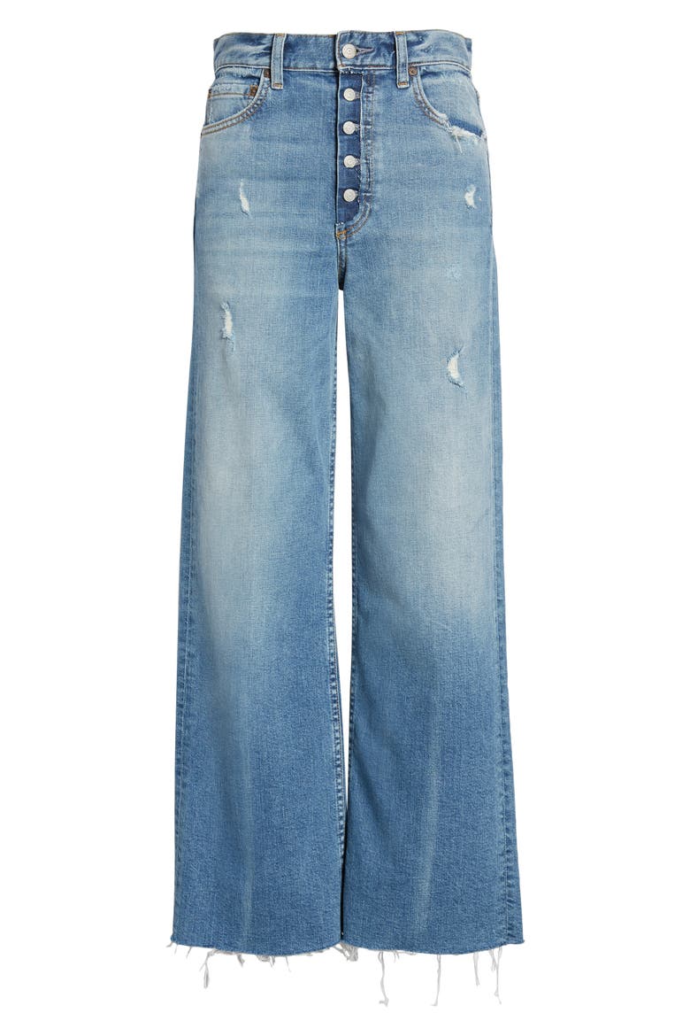The Mikey High Waist Ankle Straight Leg Jeans, Alternate, color, TWO FOR THE ROAD