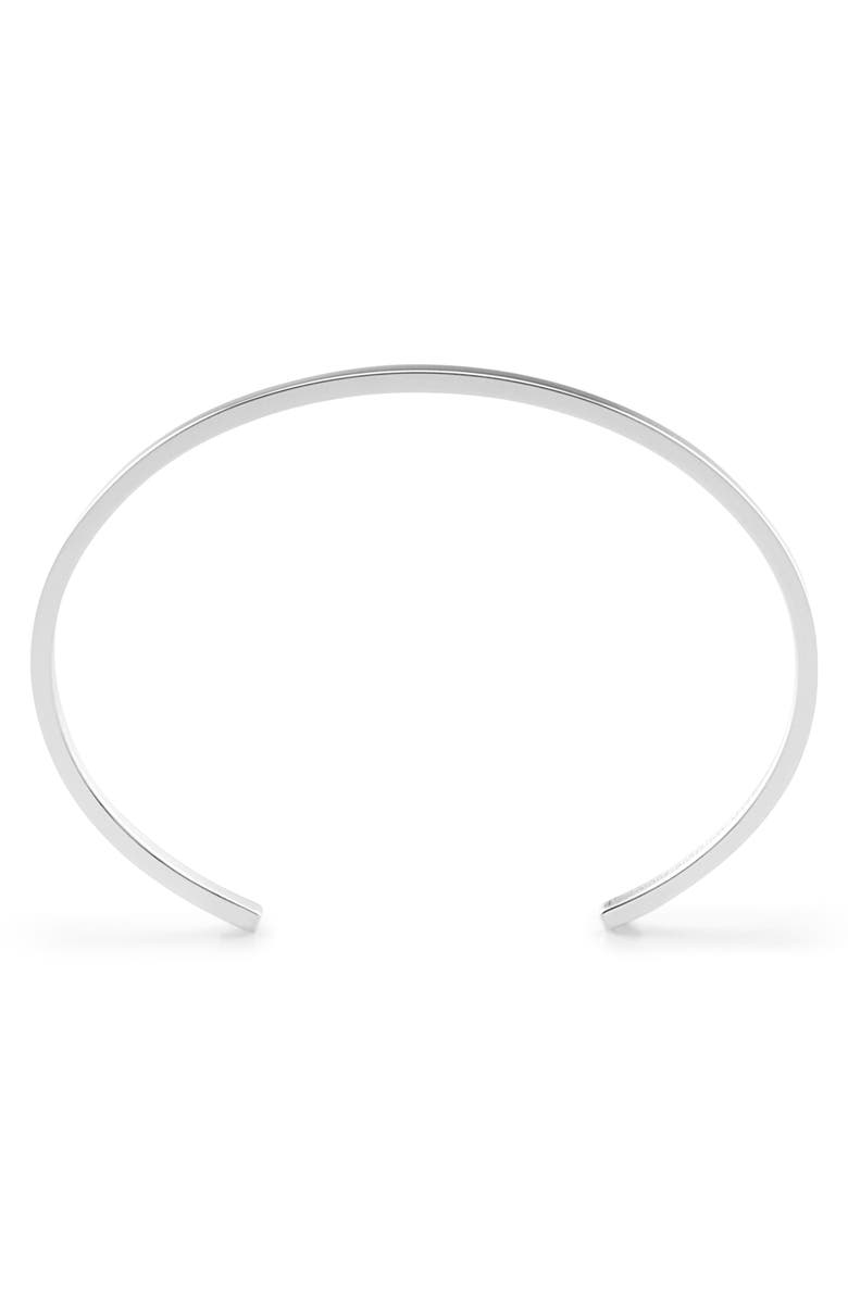 le gramme Men's 15G Polished Sterling Silver Ribbon Cuff Bracelet, Alternate, color, 