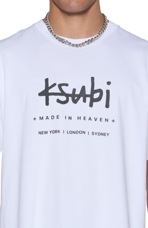 Ksubi Plated Biggie Graphic T-shirt In White