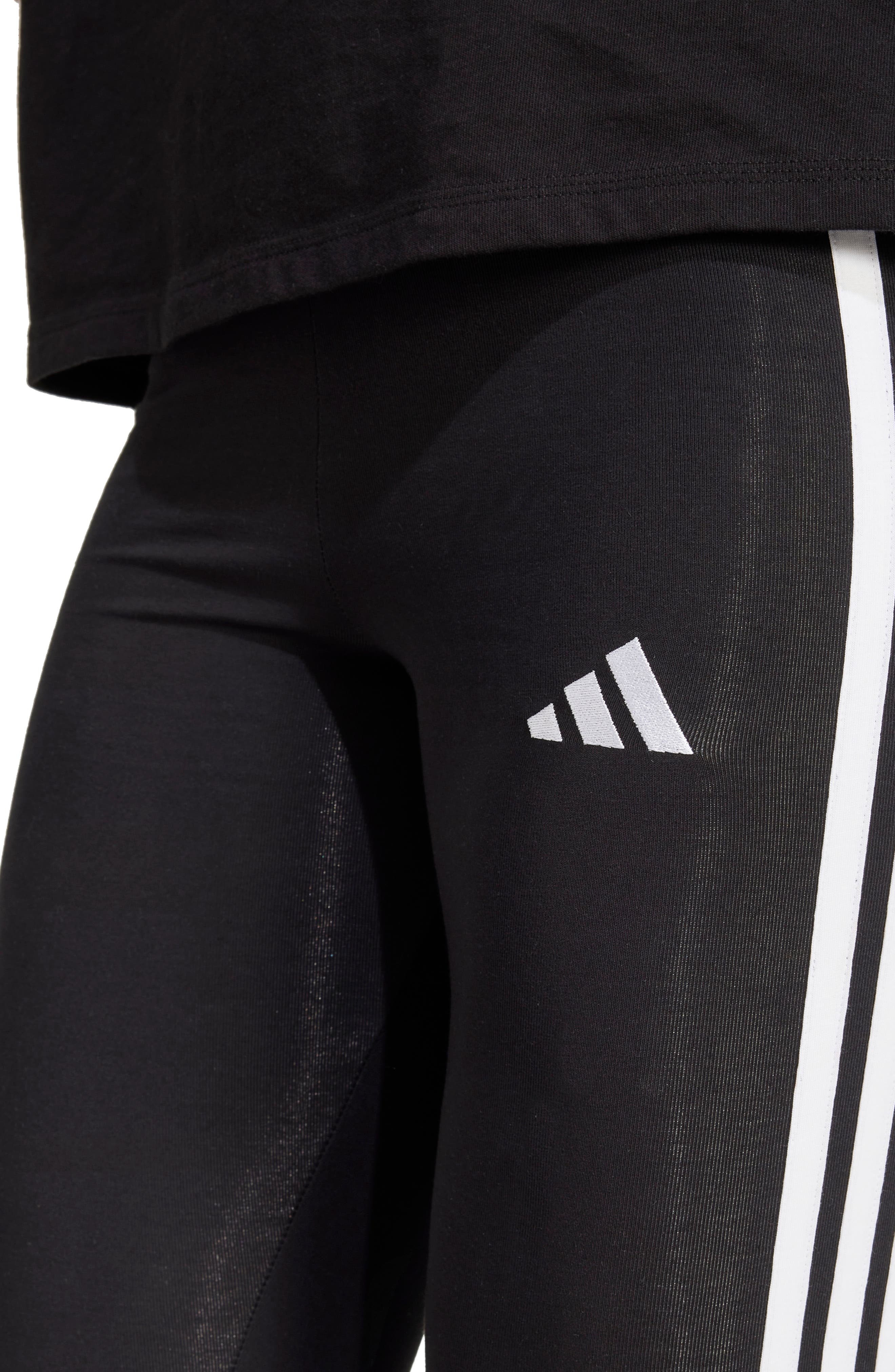 adidas Women's D2M 3 Stripe Leggings Pants