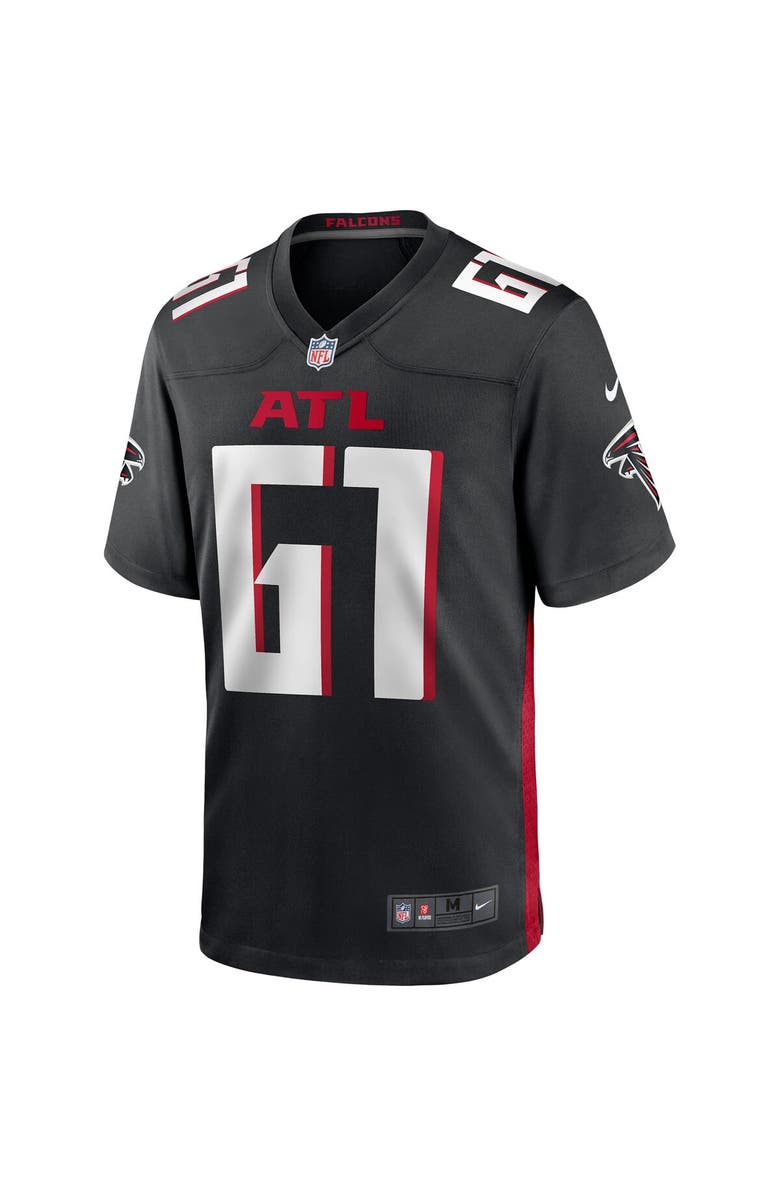 Nike Men's Nike Matt Hennessy Black Atlanta Falcons Player Game Jersey, Alternate, color, 