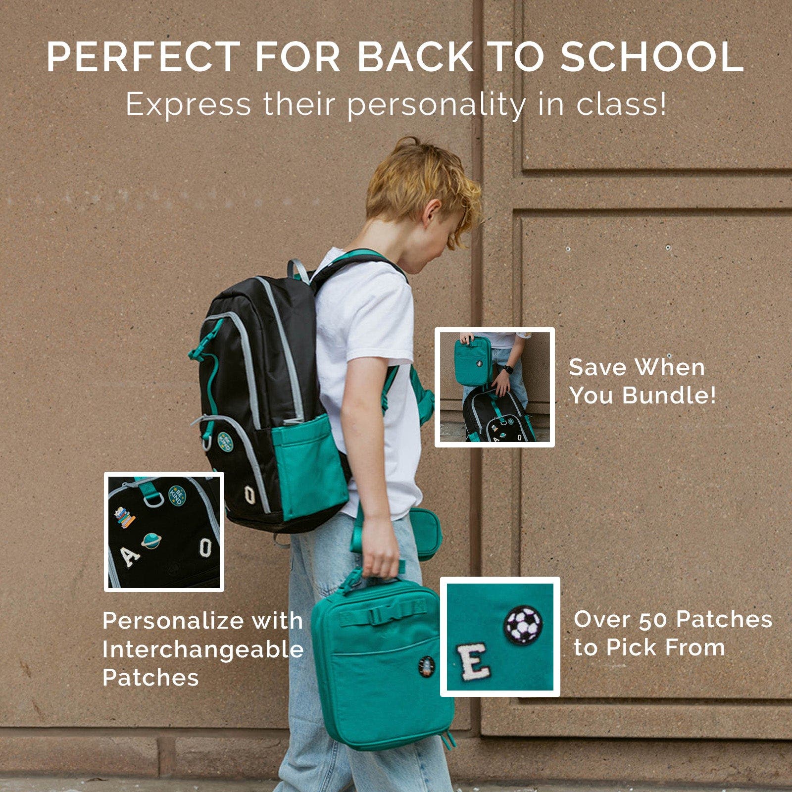 Big Kid Back to School Set, Alternate, color, Navy