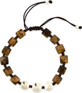 Caputo & Co. Faceted Square Bracelet