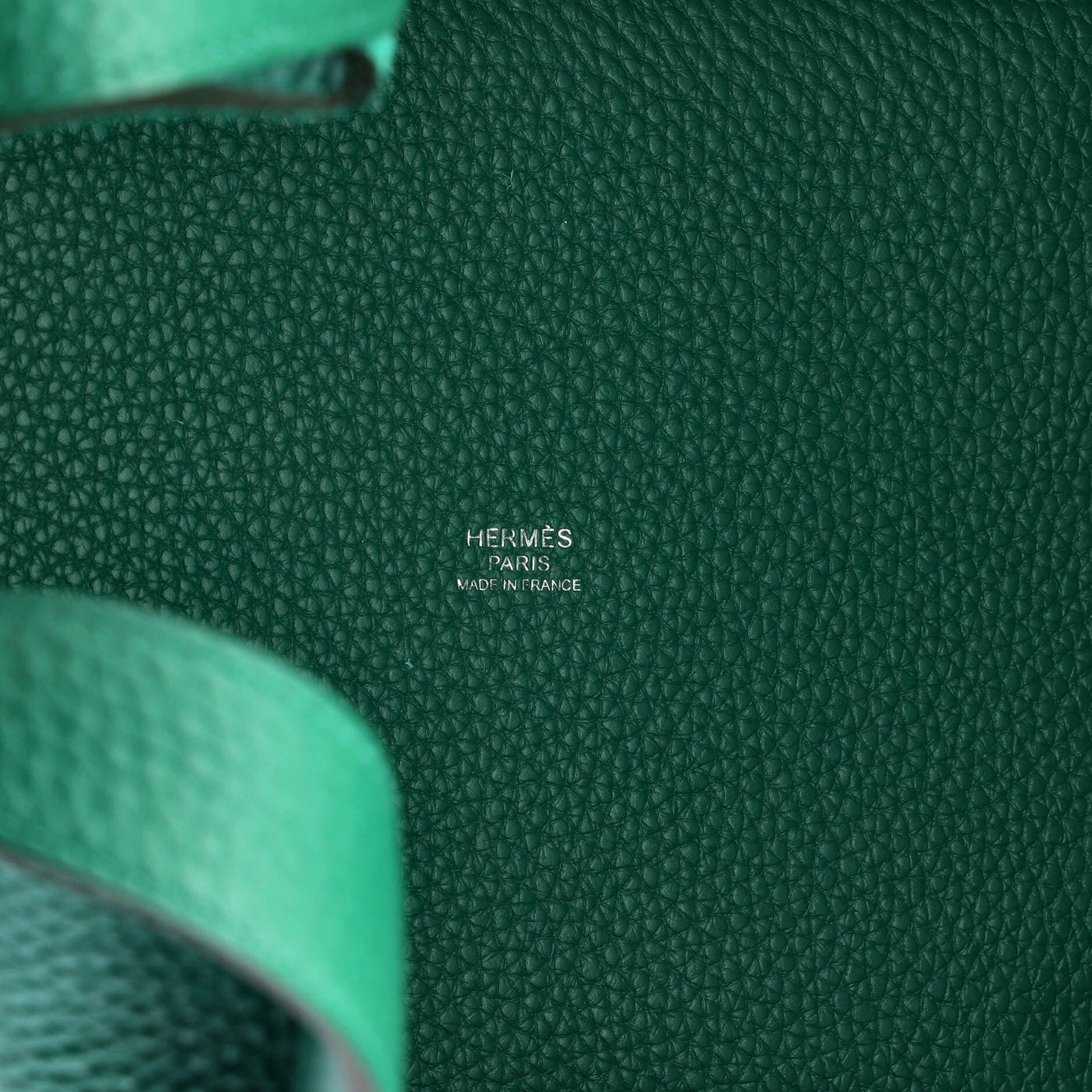 Pre-Owned Hermes Picotin Lock Bag Clemence MM, Alternate, color, Vert Vertigo