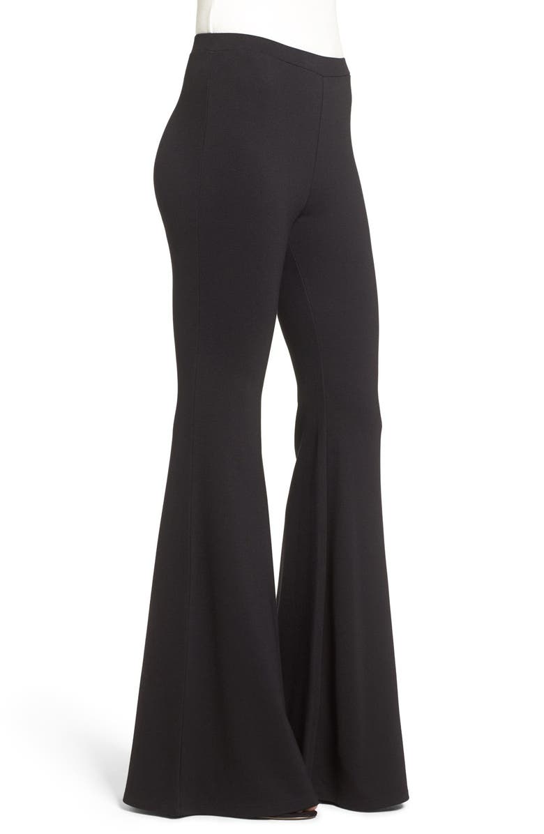 Leith Stretch Knit Flare Pants, Alternate, color, 