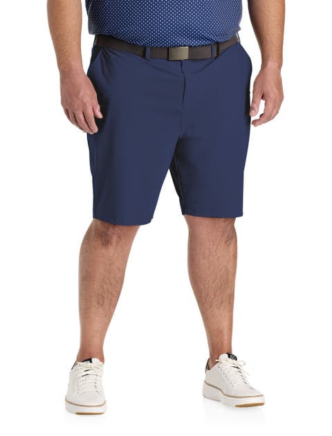 Big & Tall Flat-Front Golf Shorts