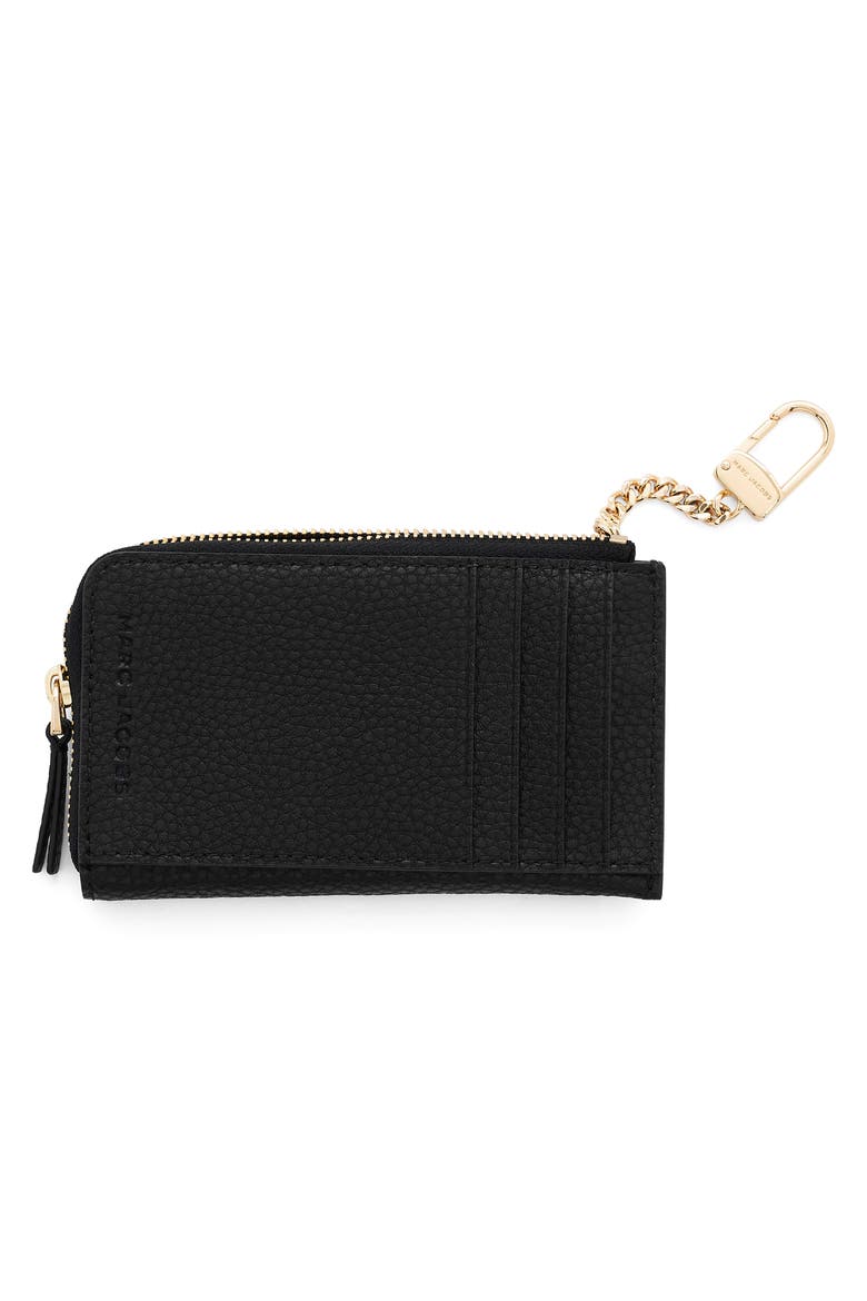 The J Marc Top Zip Multi Wallet, Alternate, color, BLACK