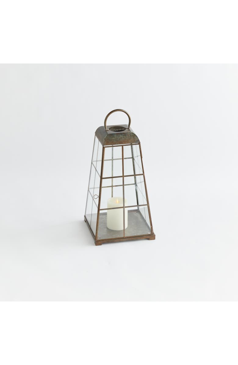 Napa Home & Garden Dexter Lantern Candle Holder Large, Alternate, color, Gold