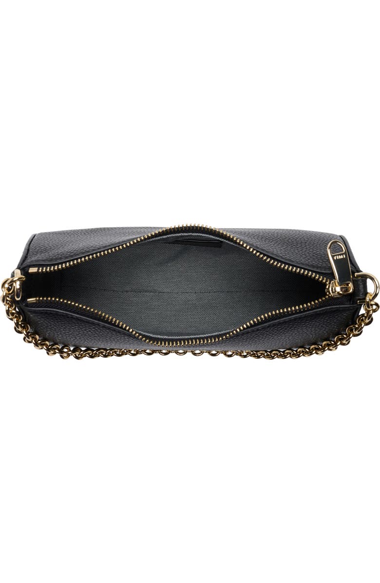Furla Petunia Chain Strap Mini Crossbody Bag, Alternate, color, Nero