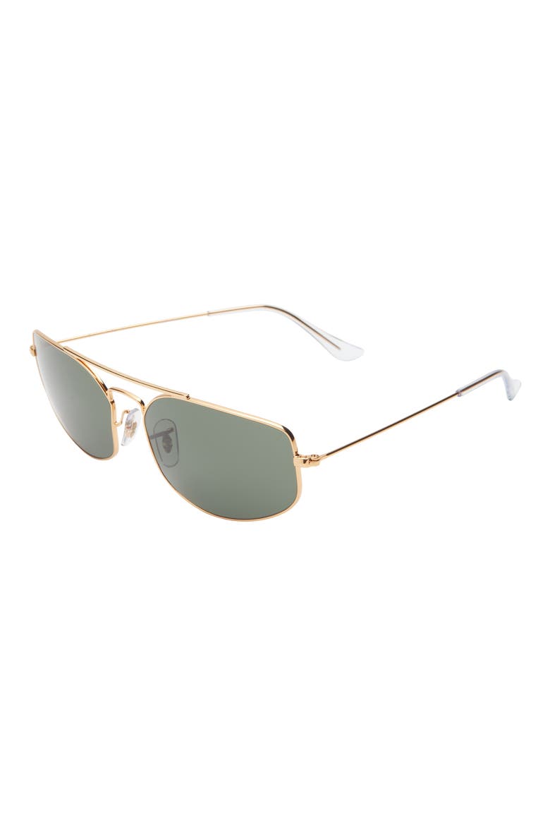 60mm Irregular Sunglasses, Alternate, color, YELLOW