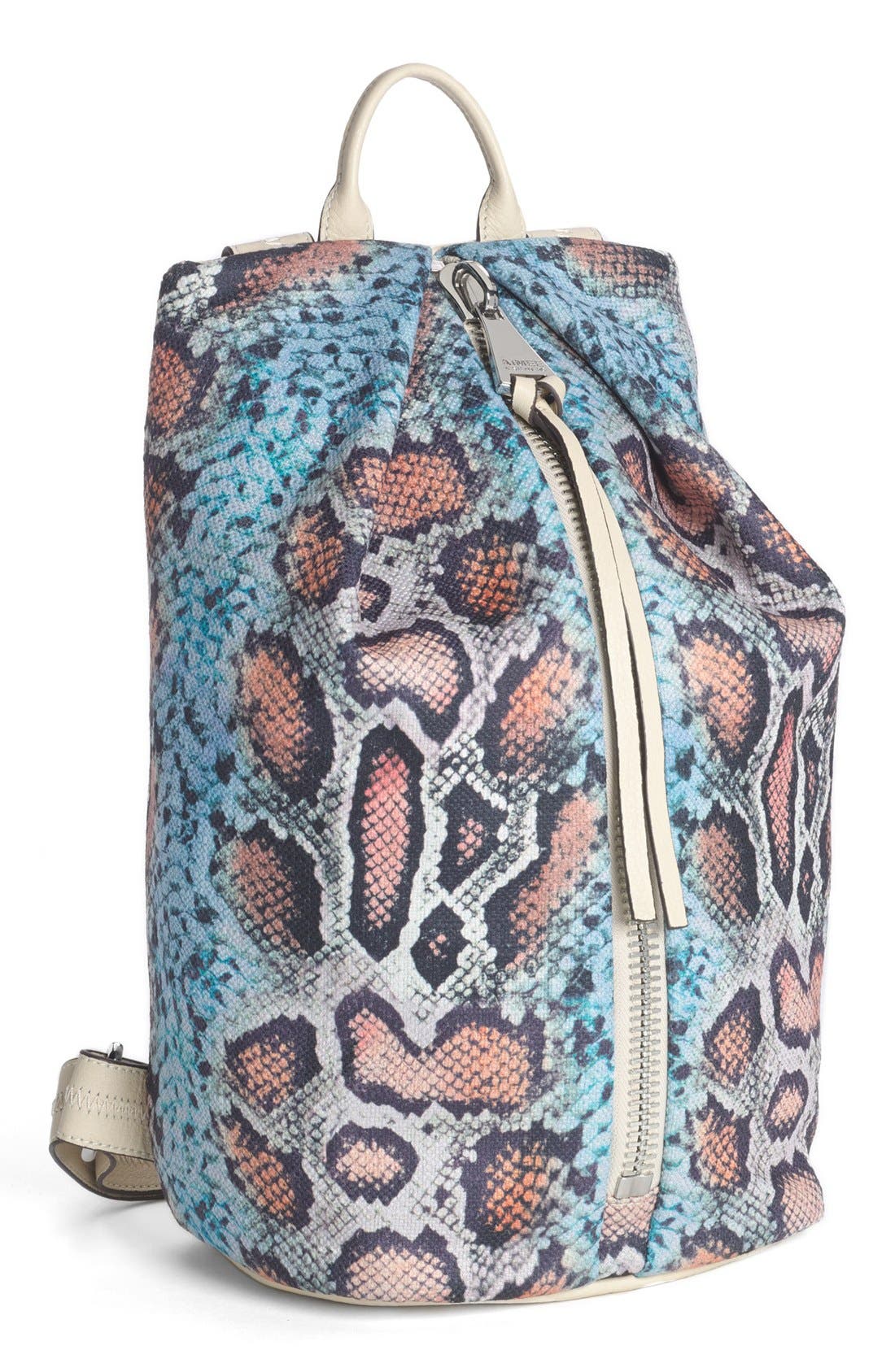 Kestenberg 'Tamitha' Backpack, Main, color, BLUE/ BROWN SNAKE