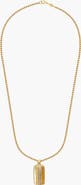 Nialaya Gold Trinity Pendant Necklace