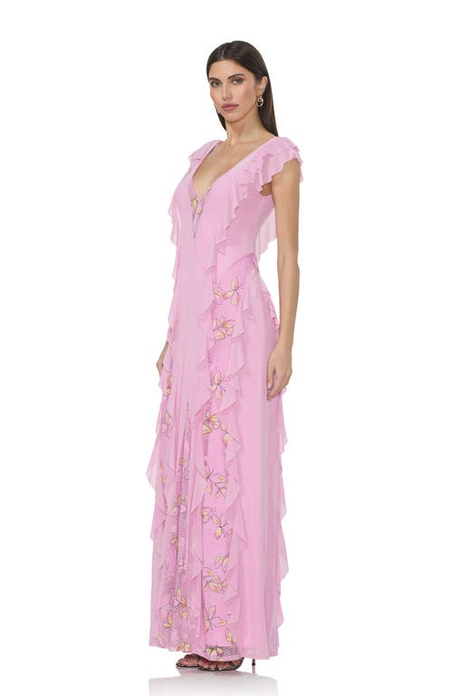 AFRM AFRM TRISTA LACE INSET MAXI DRESS 