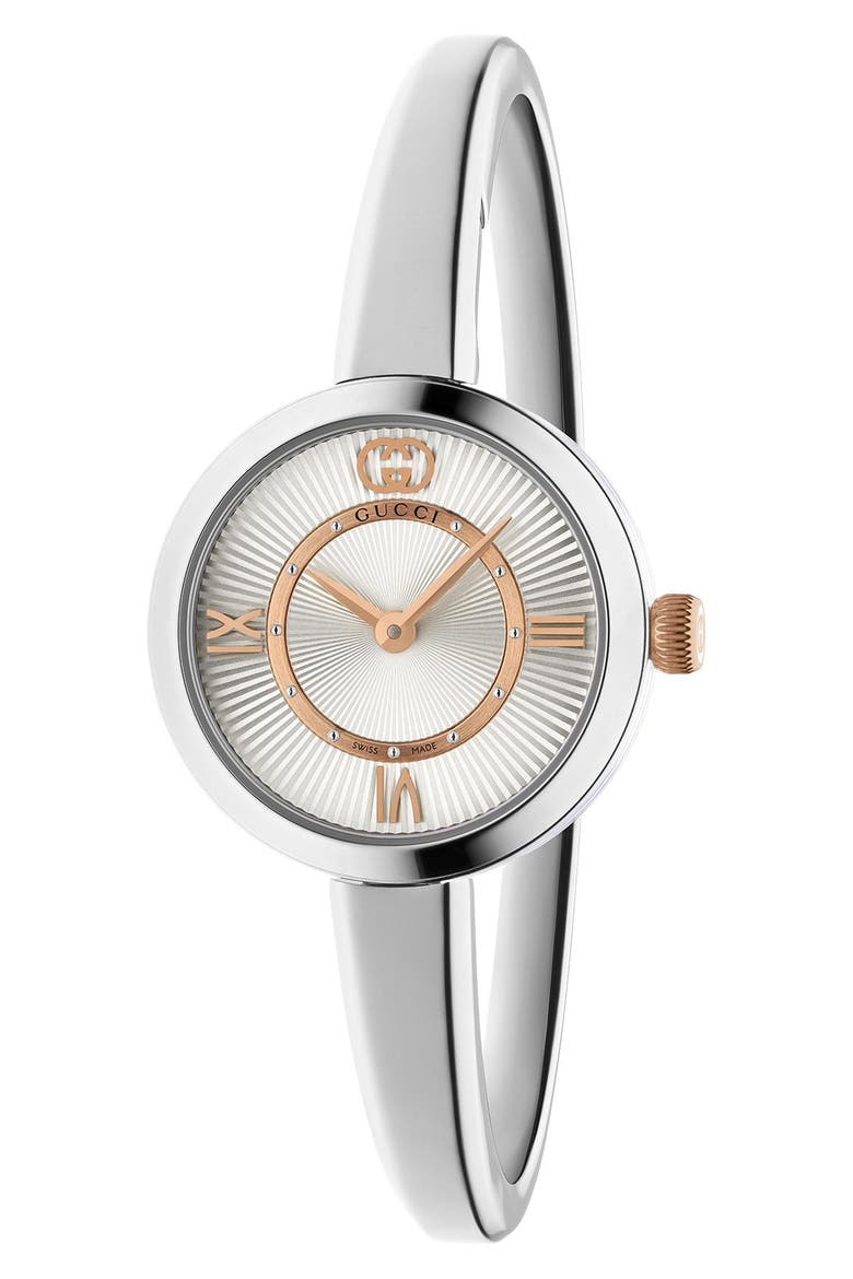 Model 2000 Bangle Bracelet Watch, 24mm, Main, color, SILVER