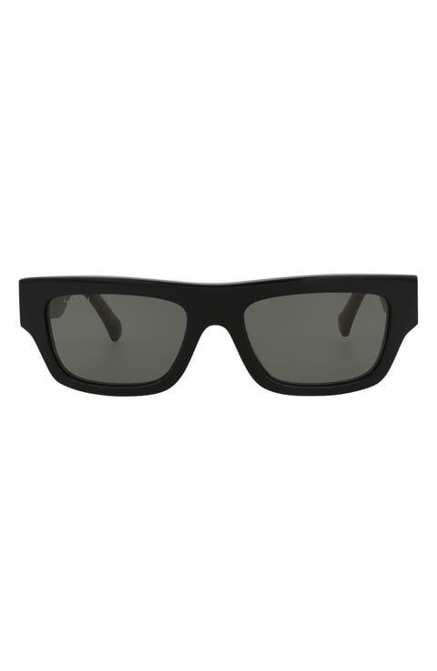 Novelty 55mm Rectangular Sunglasses