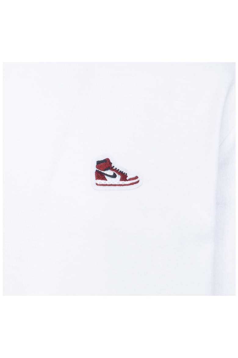 Kids' Patch T-Shirt, Alternate, color, 001WHITE