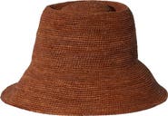 Janessa Leoné Felix Crochet Raffia Bucket Hat