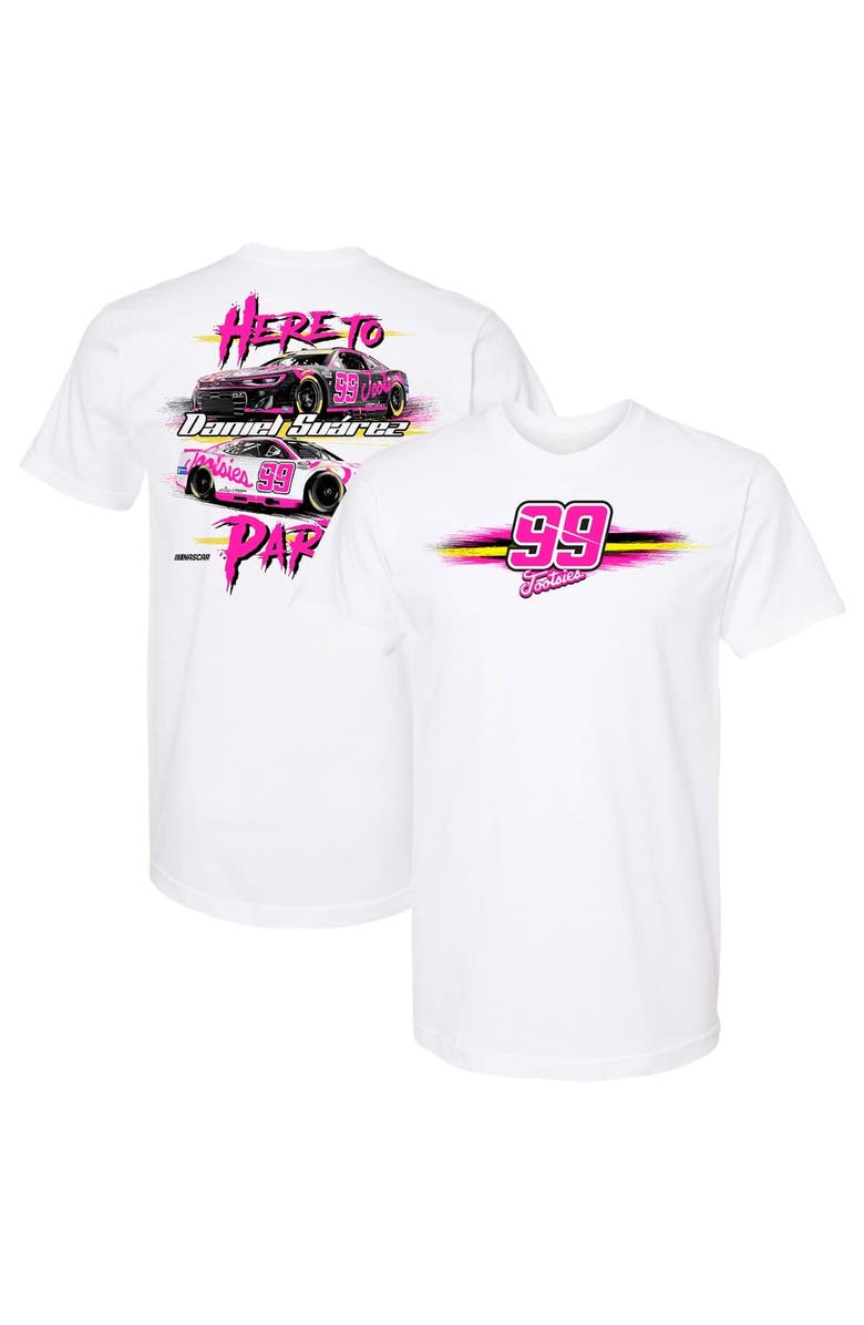 Trackhouse Racing Team Collection Men's Trackhouse Racing Team Collection White Daniel Suarez Tootsie's Cruisin Car T-Shirt, Alternate, color, White