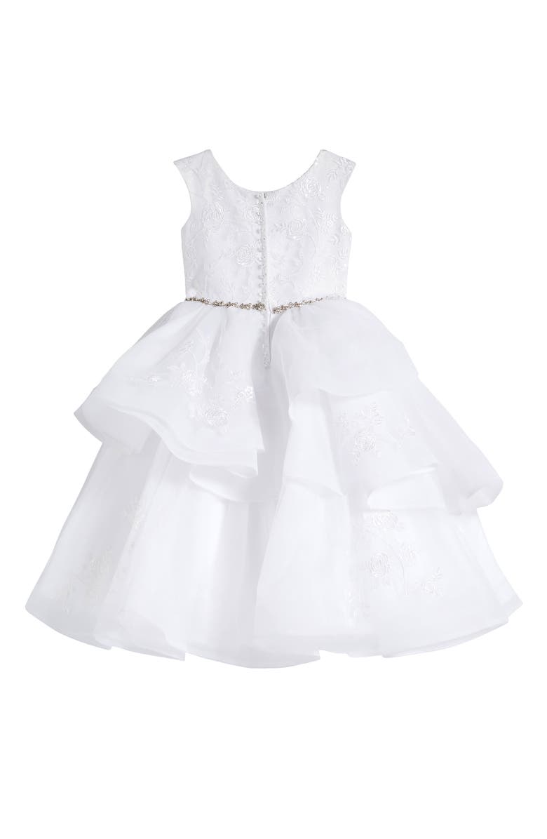 Joan Calabrese for Macis Design Kids' Floral Tiered First Communion Dress, Alternate, color, 