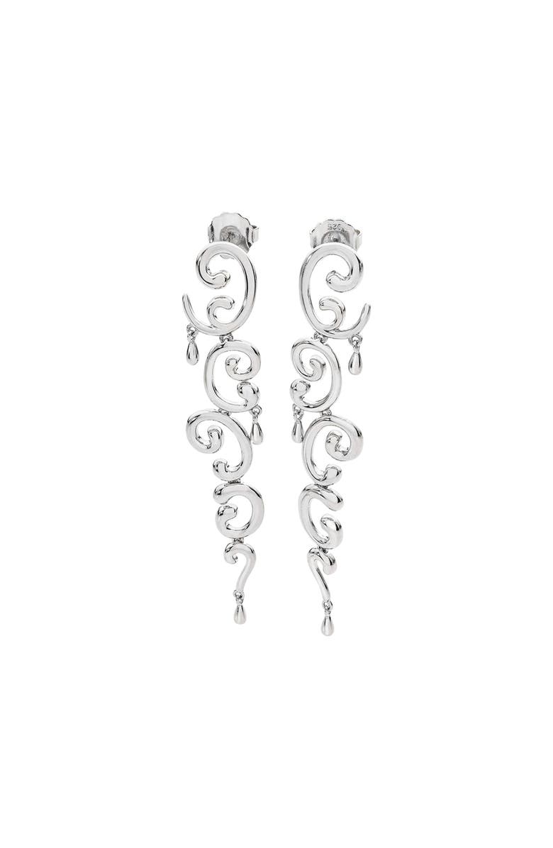 Lucy Quartermaine Element Drop Earrings, Main, color, Sterling Silver