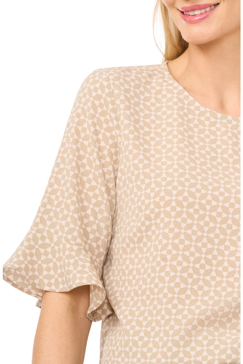 Ruffle Cuff Top, Alternate, color, BIRCH