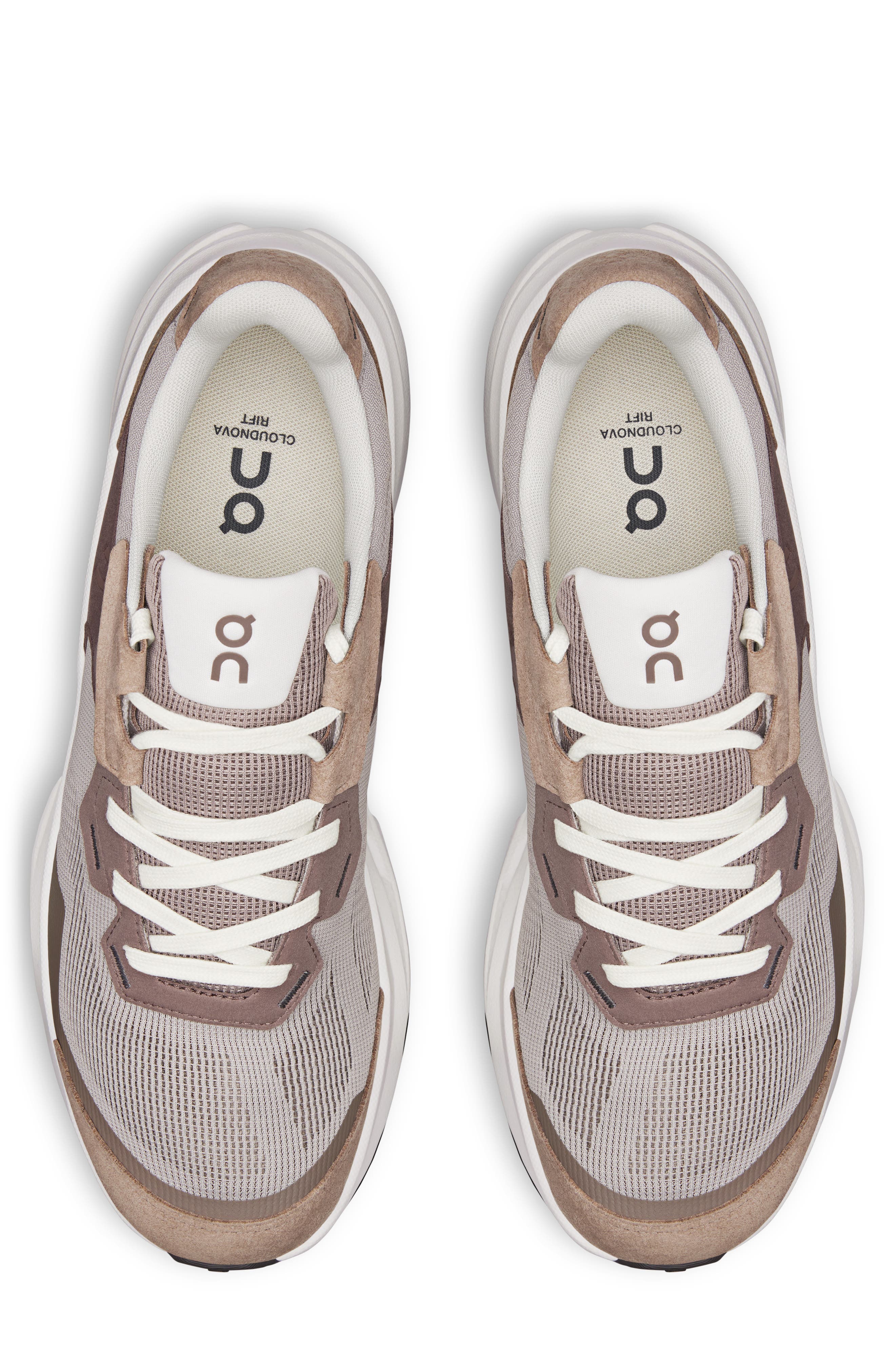 On Cloudnova Rift Sneaker, Alternate, color, Fog/ Ash