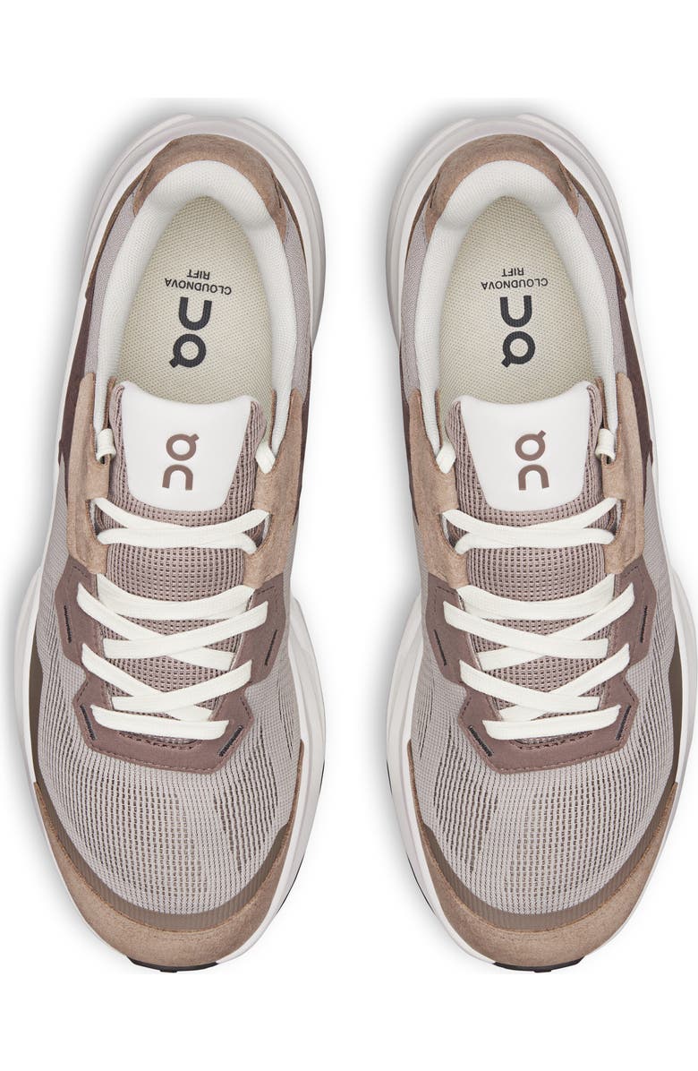 On Cloudnova Rift Sneaker, Alternate, color, Fog/ Ash