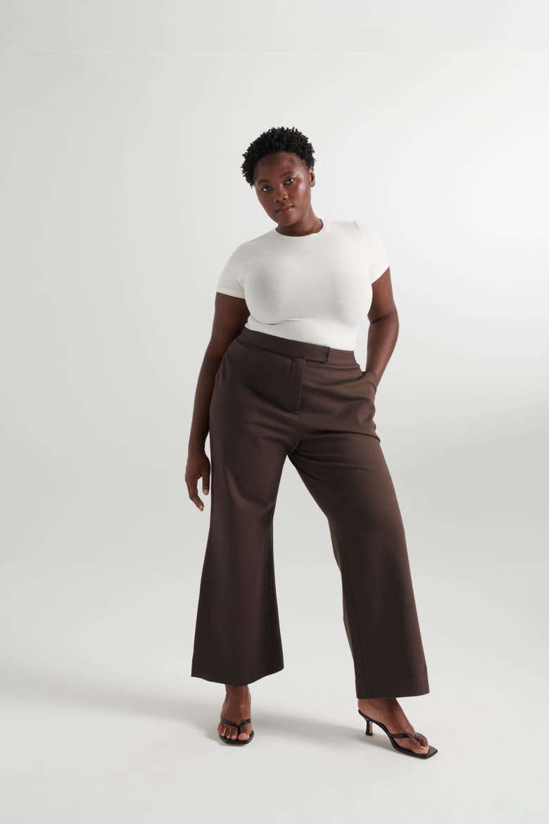 Ponte Dalita Pants - Espresso, Alternate, color, Espresso