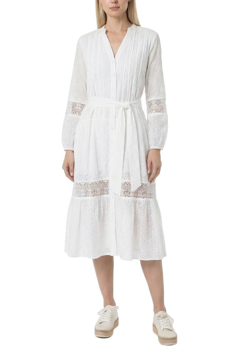 AREA STARS Eyelet Border Dress, Alternate, color,