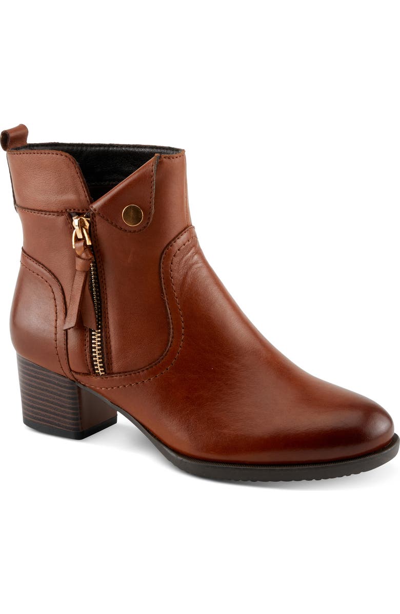 Spring Step Nazca Bootie, Main, color, Cognac