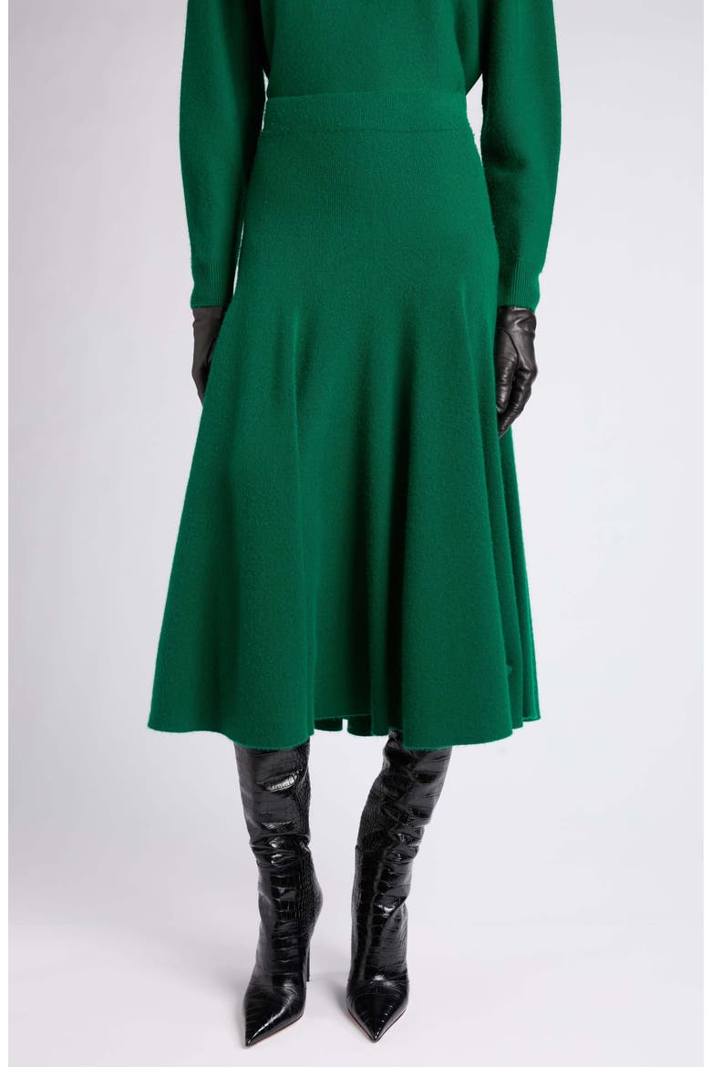 Cashmere Flare Maxi Skirt, Main, color, FORMAL GARDEN