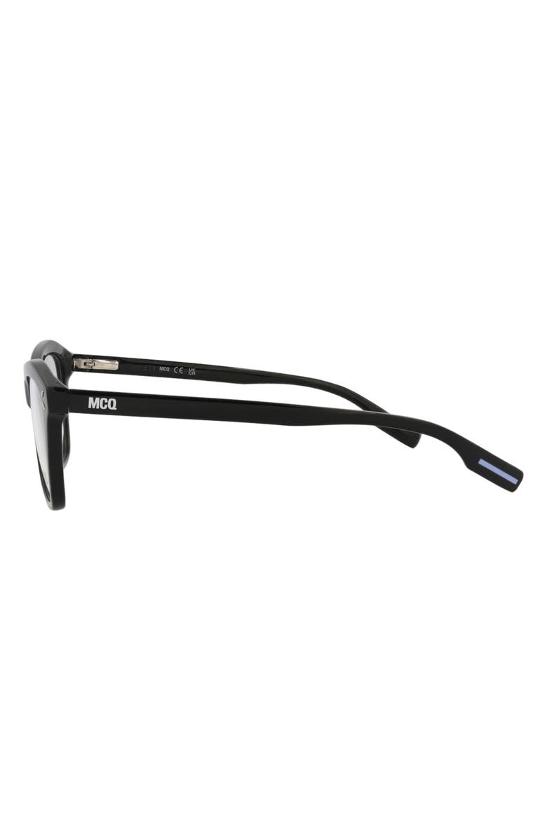 McQueen 52mm Cat Eye Optical Glasses, Alternate, color,