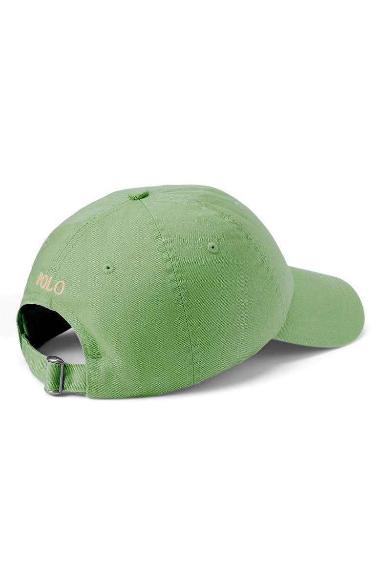 Polo Ralph Lauren The Iconic Cotton Chino Baseball Cap, Alternate, color, Outback Green/ C2451