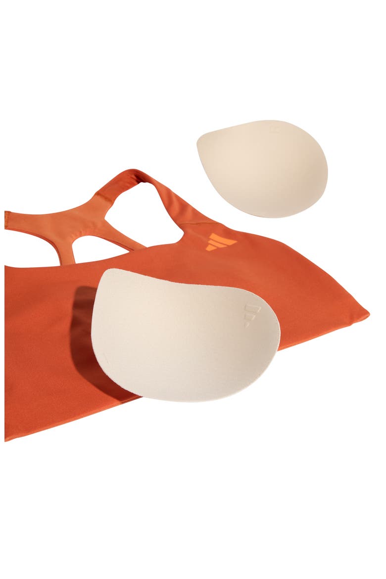 Optime Workout Medium Support Sports Bra, Alternate, color, FOX ORANGE/