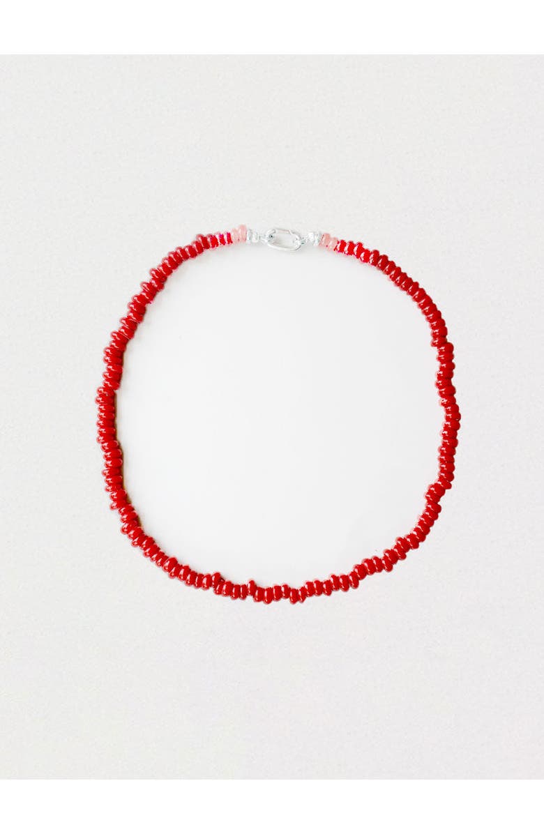 By Lilla Coral Necklace, Main, color, Coral
