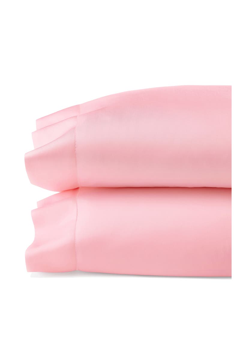 Fiona Cotton Sateen Pillowcases, Main, color, CARNATION