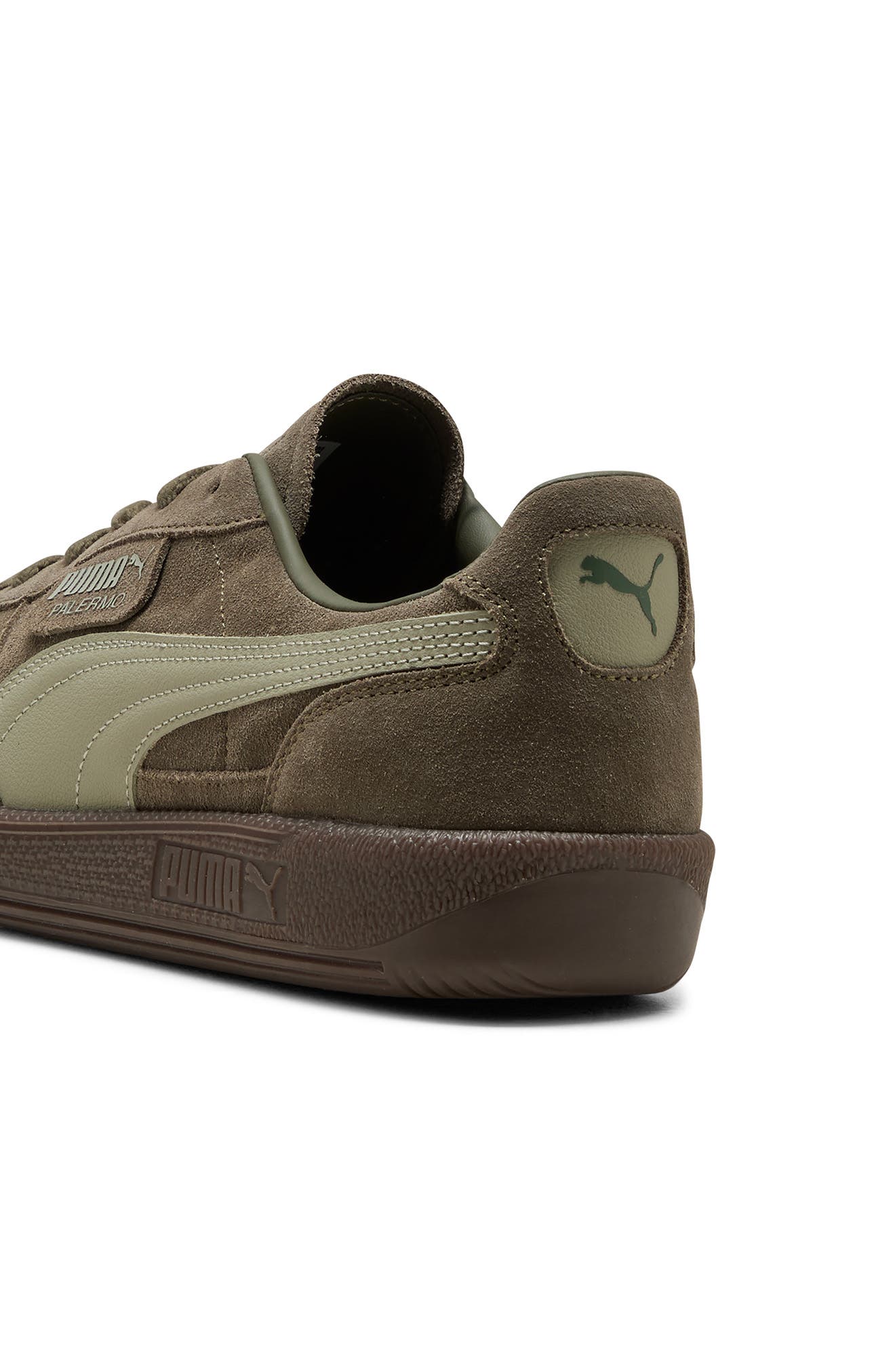 PUMA Palermo Sneaker, Alternate, color, Loden Green/ Gum