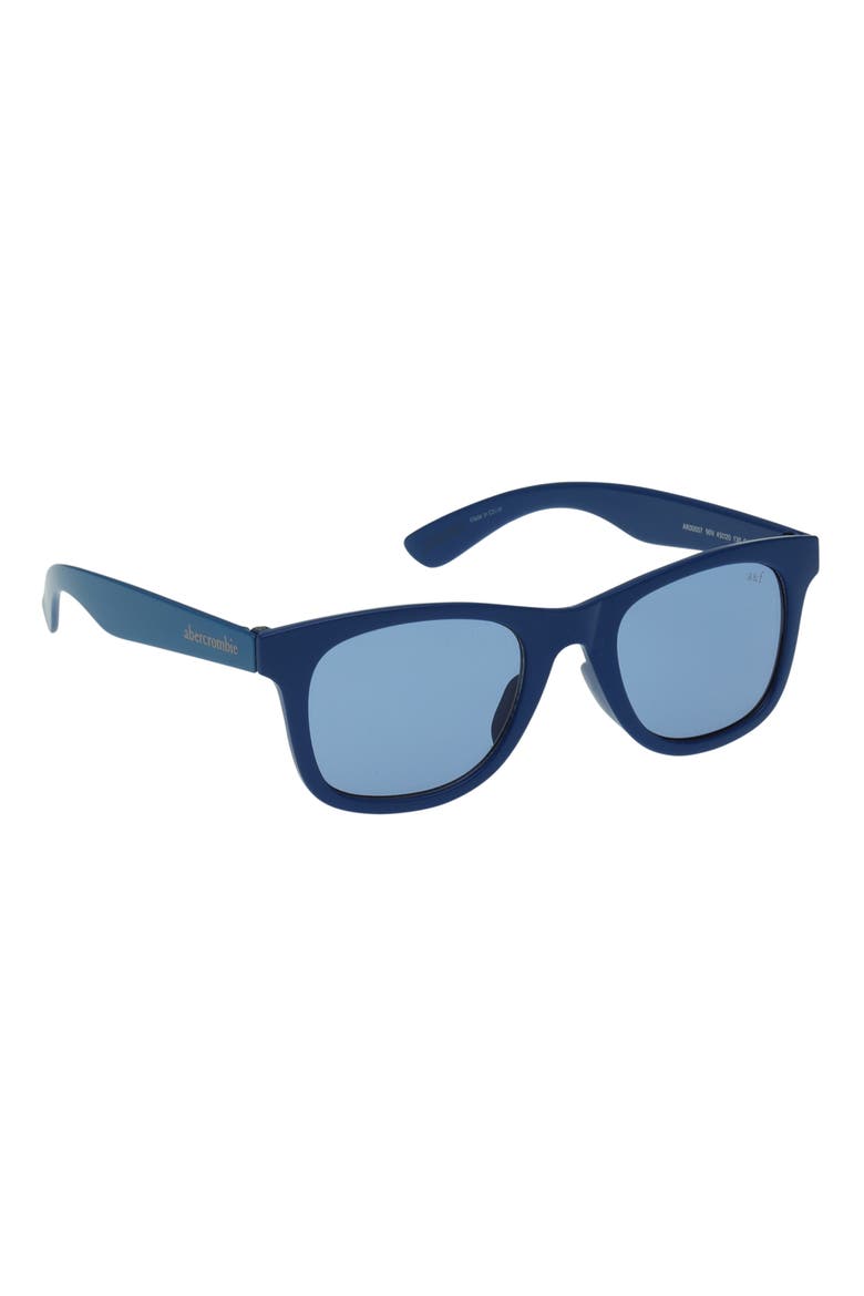 Kids' Rectangular Sunglasses, Alternate, color, SHINY BLUE / BLUE