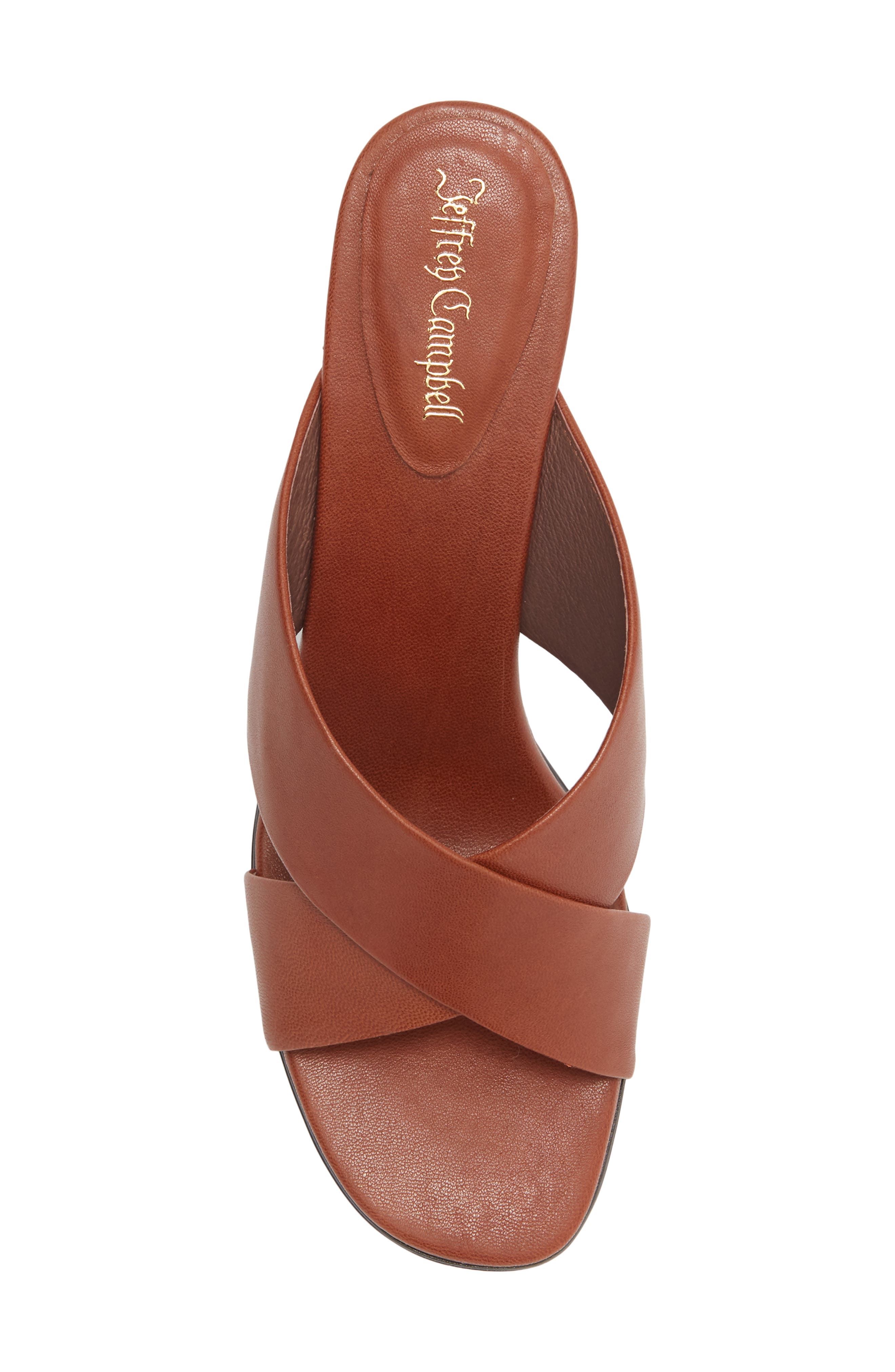 Tetra Slide Sandal, Alternate, color, DARK TAN