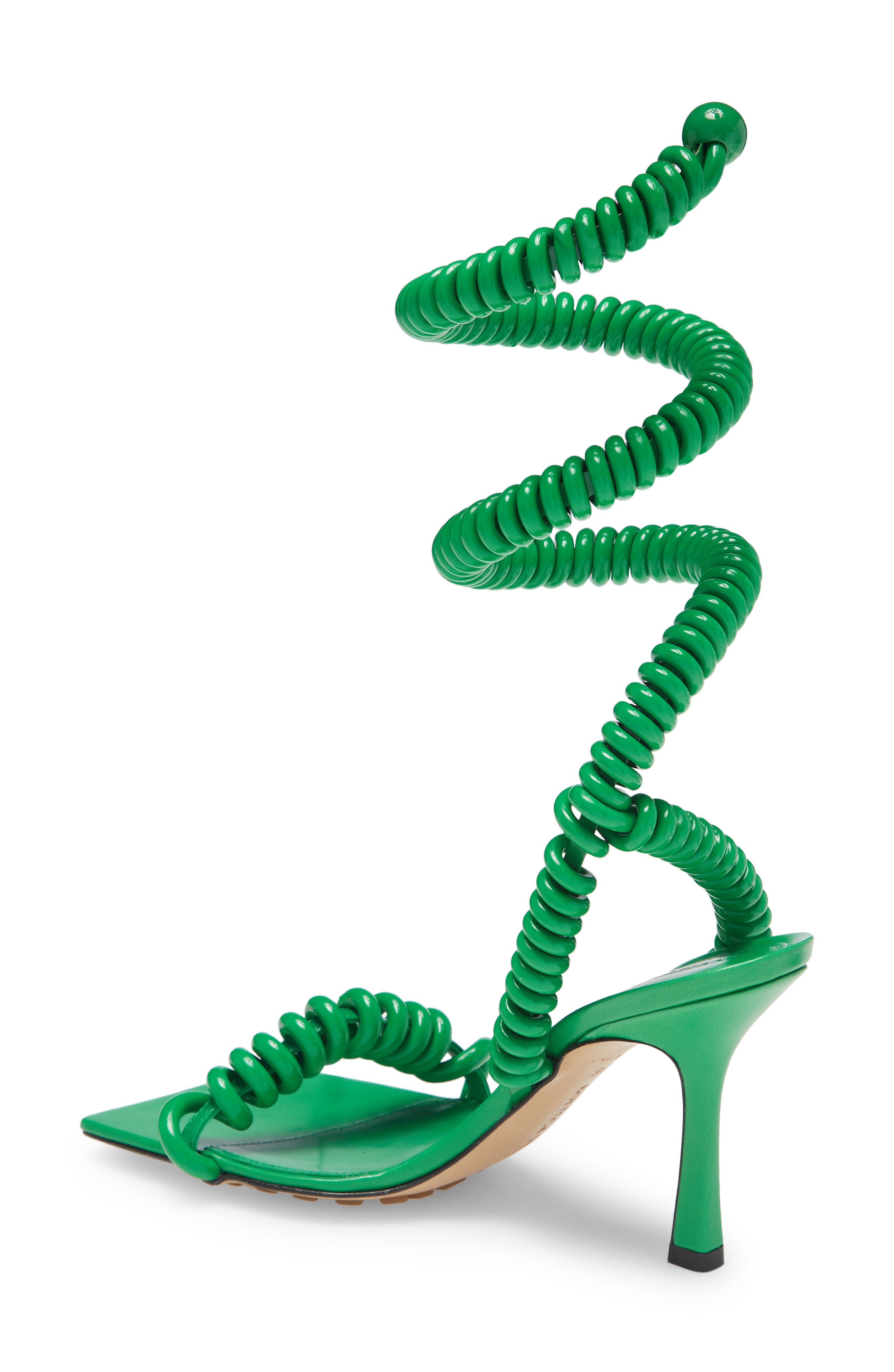 Bottega Veneta Cord Ankle Wrap Sandal, Alternate, color, 