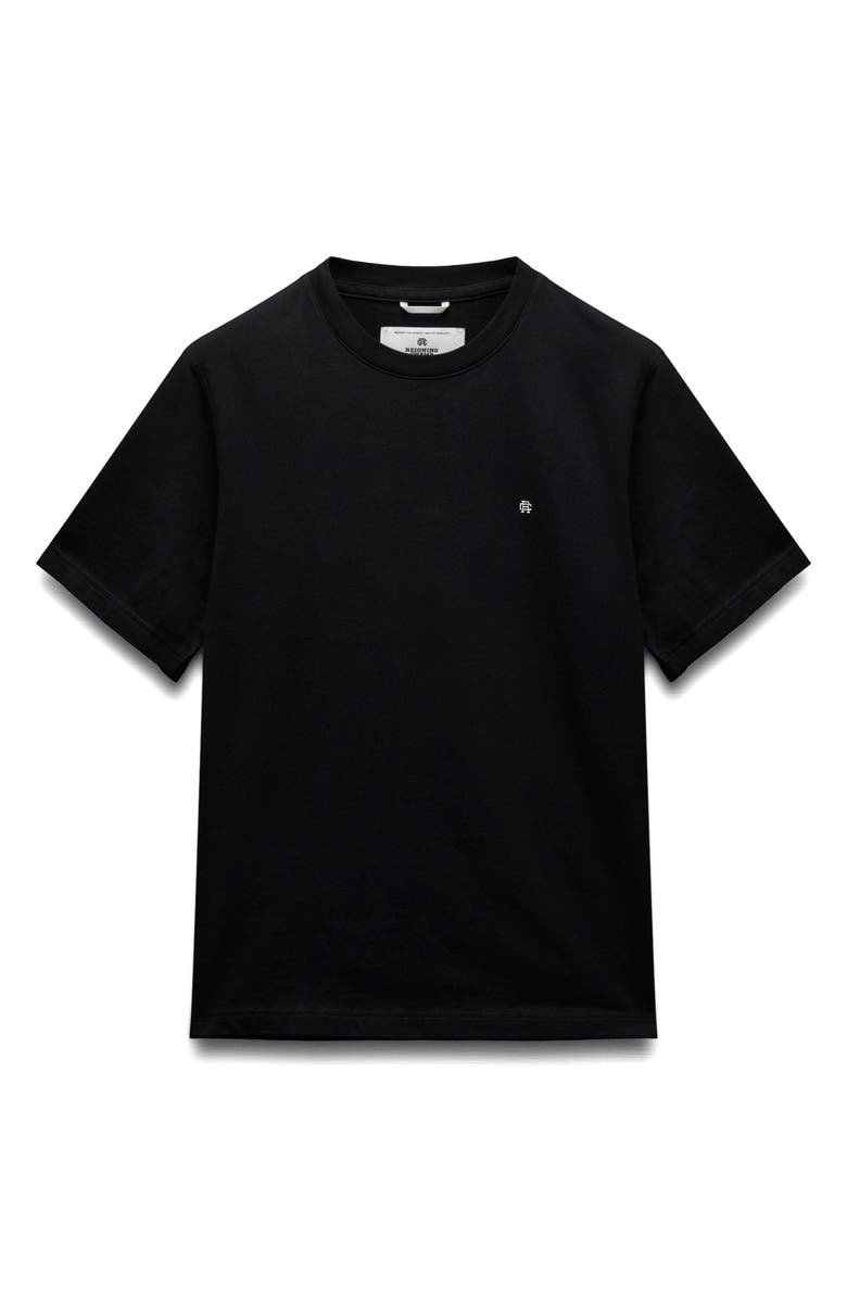 Reigning Champ Monogram Embroidered Midweight Jersey T-Shirt, Alternate, color, 