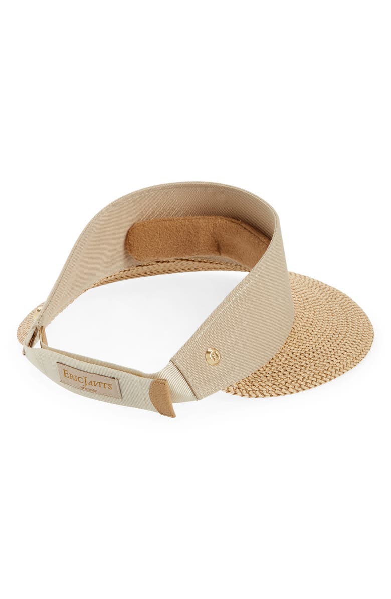 Eric Javits 'Squishee<sup>®</sup> Champ' Custom Fit Visor, Alternate, color, Peanut