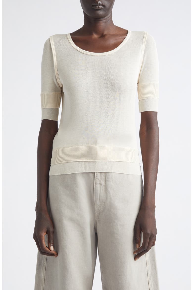 Trompe l'Oeil Top, Main, color, JASMINE