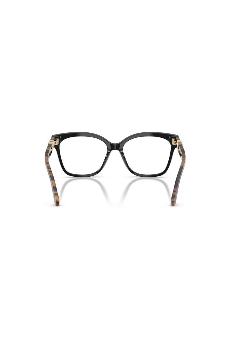 55mm Square optical glasses, Alternate, color, Black