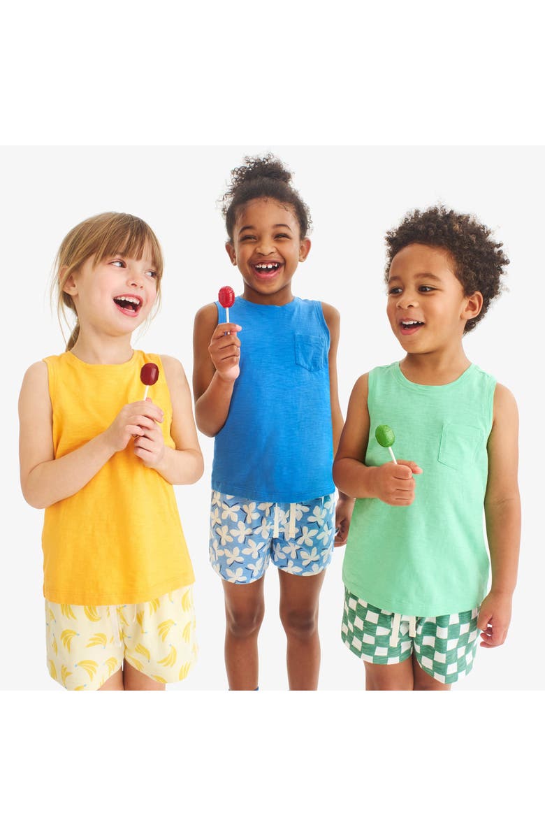 Primary Kids Park Short In Banana Bunch, Alternate, color, Light Banana Bananas