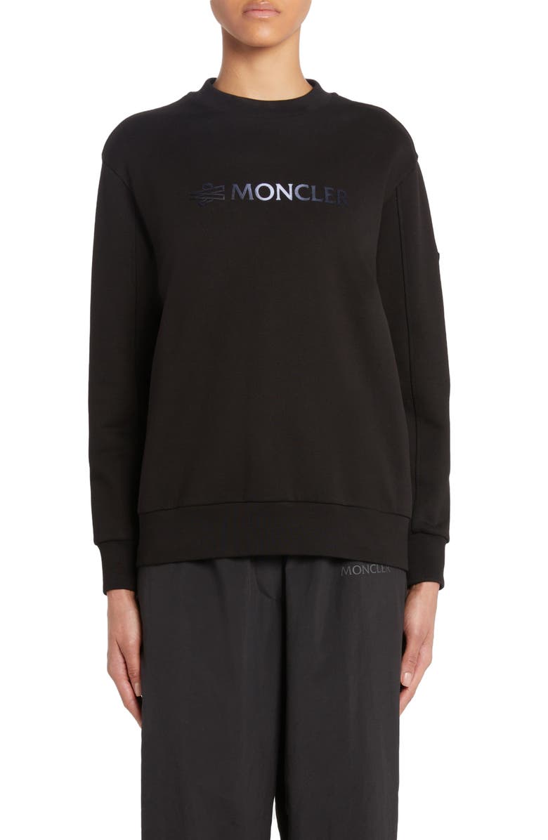 Moncler Logo Graphic Sweatshirt, Main, color,