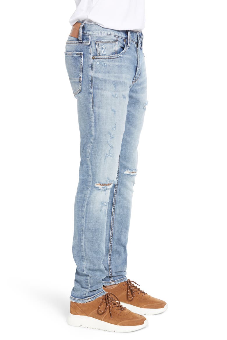 Kenaston Ripped Slim Fit Jeans, Alternate, color, INDIGO