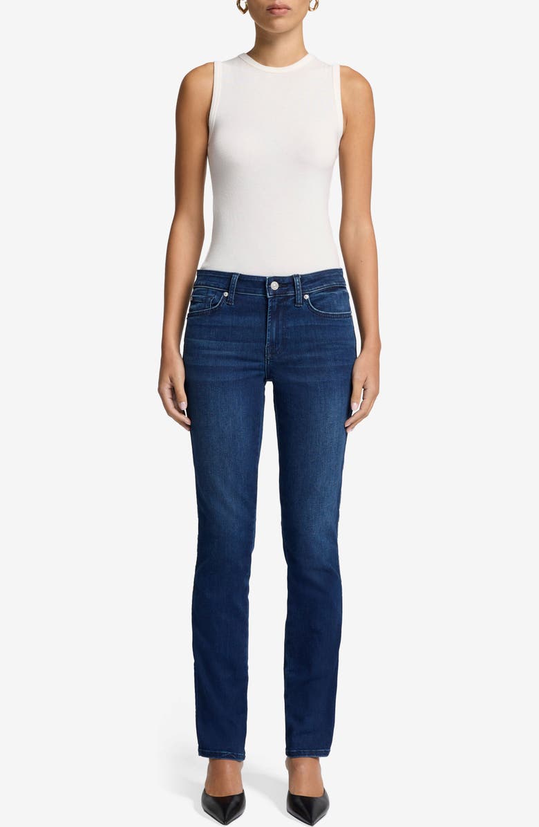 7 For All Mankind Kimmie Straight Leg Jeans, Alternate, color, Hazel